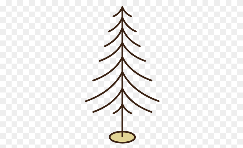 512x512 Navidad Icono De Trazo Ramas De Los, Plant, Tree, Fir, Christmas Transparent PNG