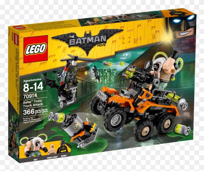 847x701 Navigation Lego Batman Movie Bane Toxic Truck Attack, Wheel, Machine, Toy HD PNG Download