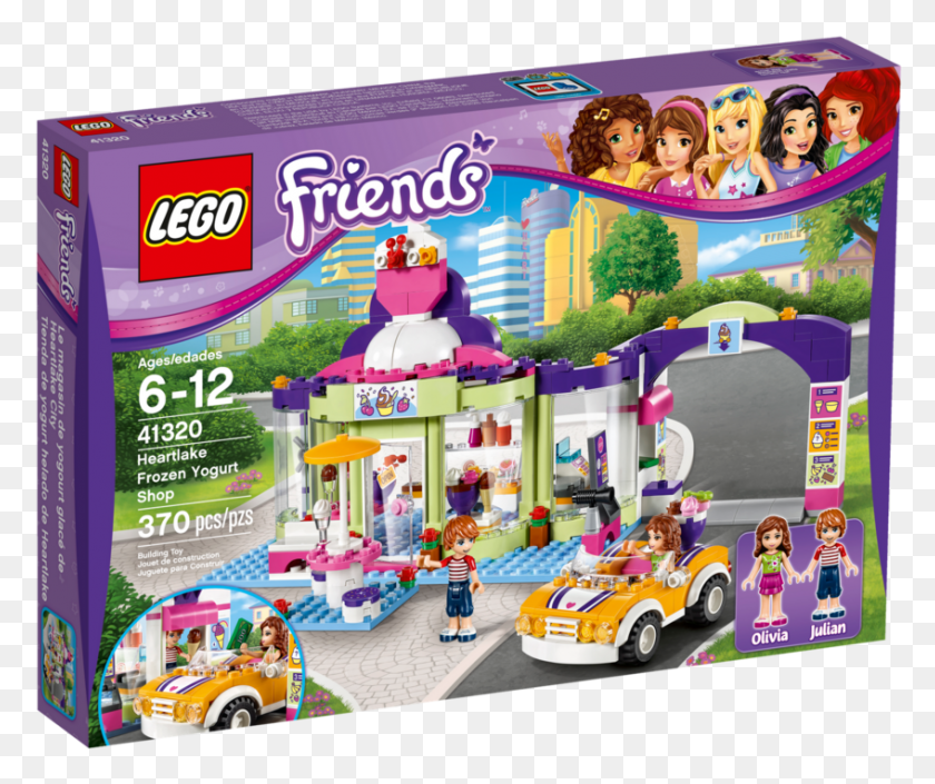 847x701 Navigation Lego Friends Heartlake Frozen Yogurt Shop, Person, Human, Toy HD PNG Download