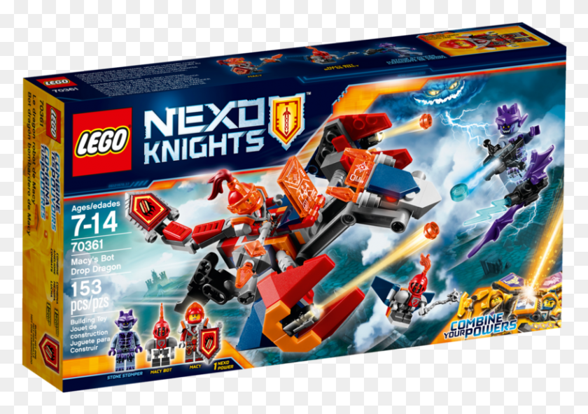 815x556 Descargar Png Navegación, Lego Nexo Knights Macy Bot Drop Dragon, Coche Deportivo, Vehículo Hd Png