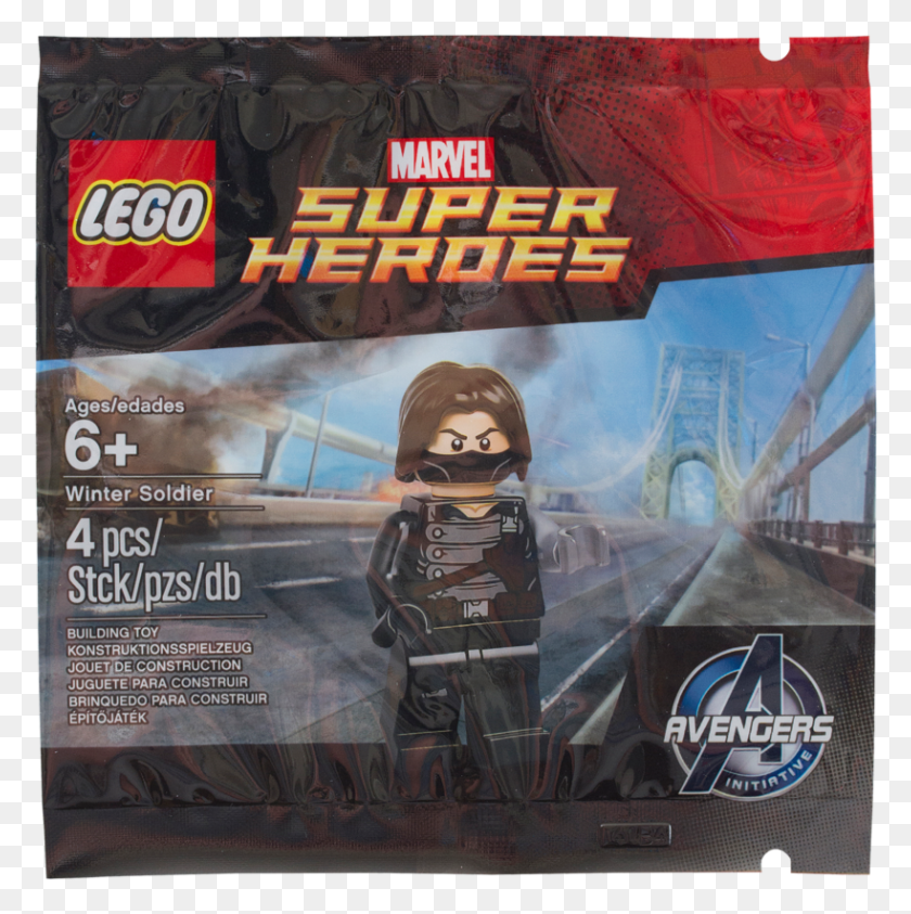 819x823 Navigation Lego Winter Soldier Polybag, Poster, Advertisement, Person HD PNG Download