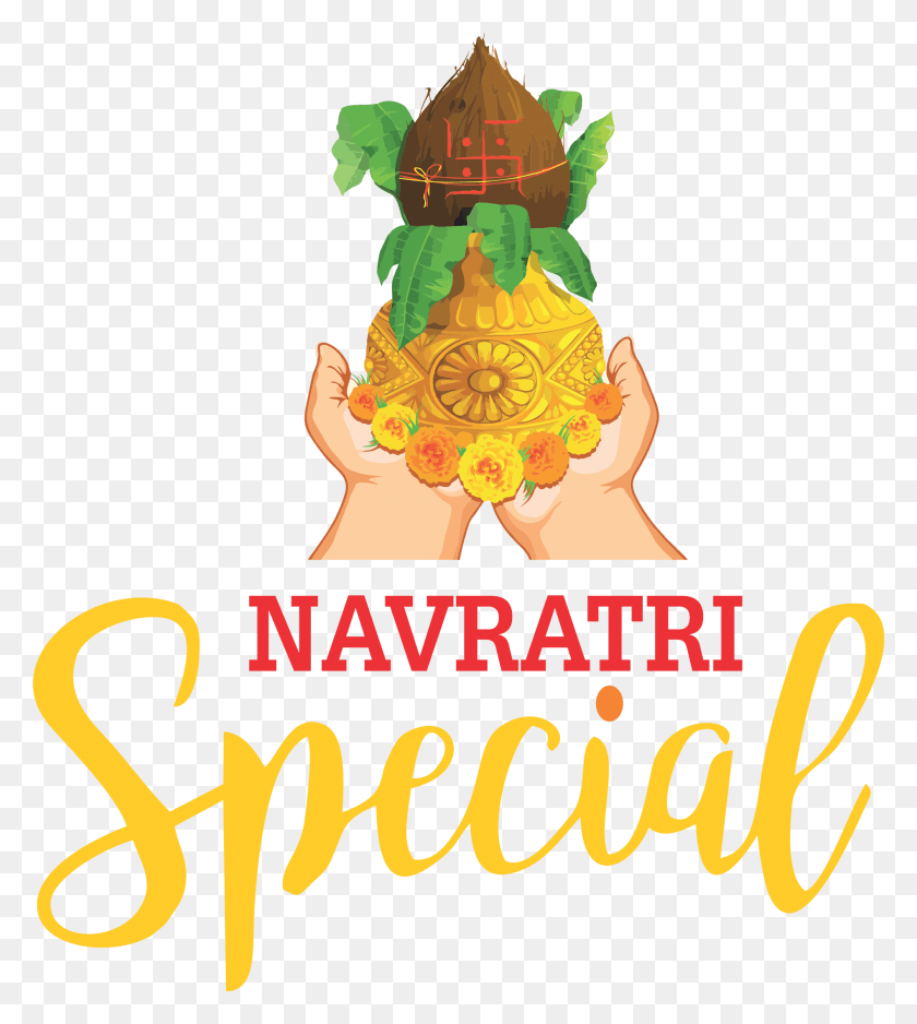 1894x2134 Navratri Special Vector You Can Read Anyone, Text, Poster, Advertisement HD PNG Download