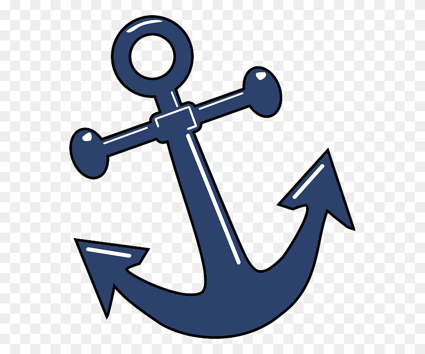 565x640 Navy Anchor Clip Art Anchor Clipart, Hook, Cross, Symbol HD PNG Download