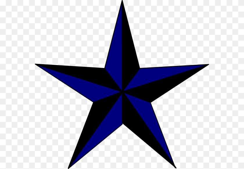 600x582 Navy Blue Black Texas Star Clip Art For Web, Star Symbol, Symbol, Rocket, Weapon Sticker PNG