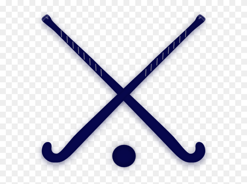 597x566 Navy Crossed Field Hockey Sticks Clip Art At Clker Field Hockey Stick, Symbol, Mobile Phone, Phone HD PNG Download