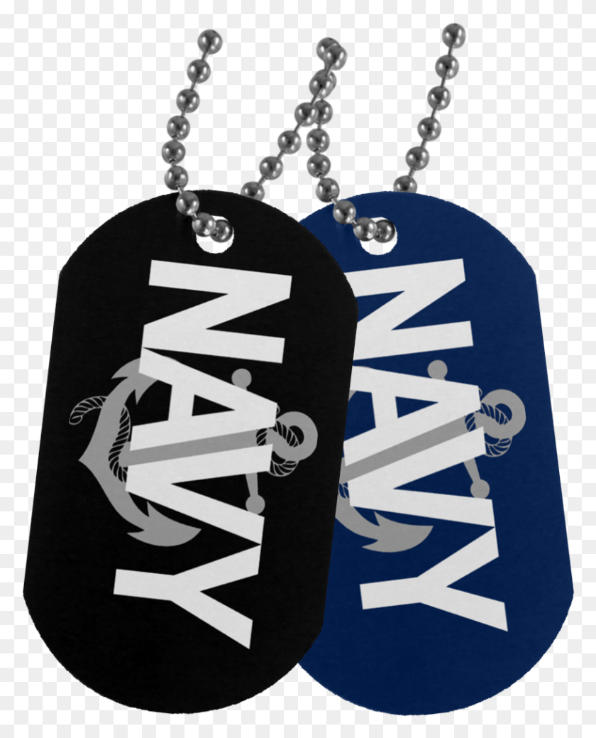 815x1023 Navy Dog Tags Pendant, Accessories, Accessory, Jewelry HD PNG Download