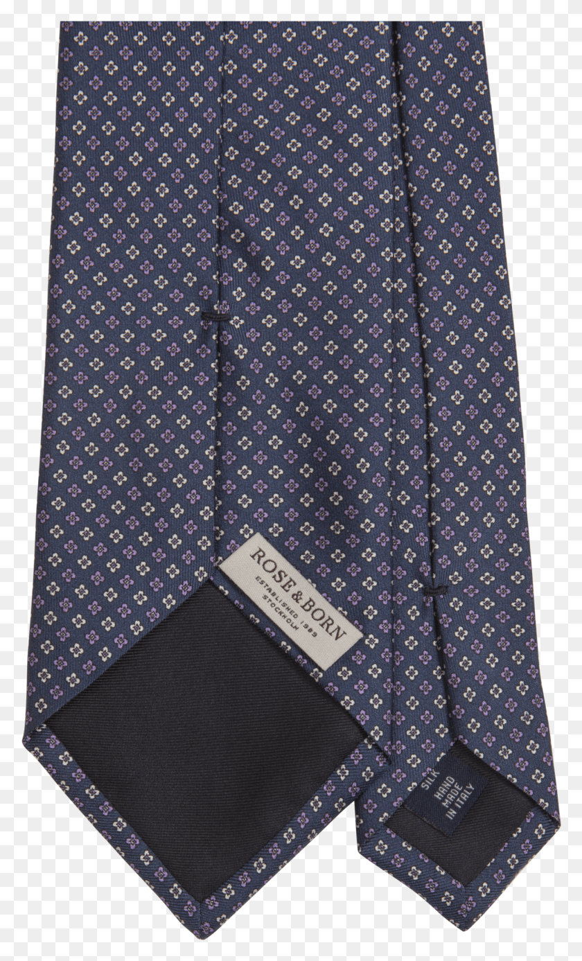 1373x2337 Navy Purple Flower Print Silk Tie Pantalon Monogramme Louis Vuitton HD PNG Download