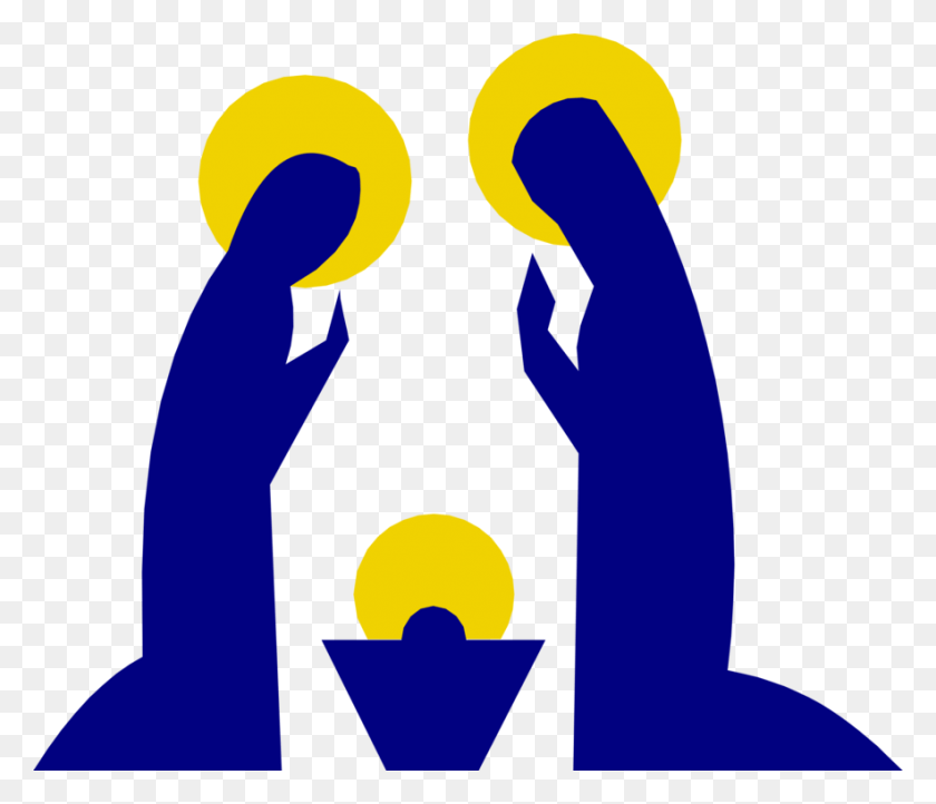 883x750 Рождественский Вертеп В Назарете Святое Семейство Христос Младенец Рождество Иисус Мария И Иосиф Png Скачать