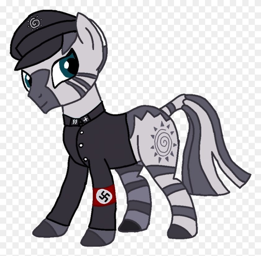 829x813 Nazi Op Is A Duck Op Is Trying To Start Shit Politics Zecora My Little Pony, Mammal, Animal, Costume HD PNG Download