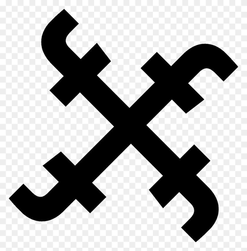 1313x1333 Nazi Swastika Exo L Icon Transparent, Triangle, Symbol, Label HD PNG Download