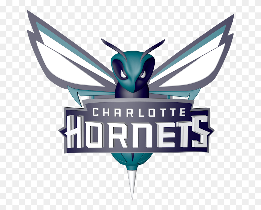 670x615 Nba 2k16 Logo Charlotte Hornets Logo Transparent, Graphics, Outdoors HD PNG Download