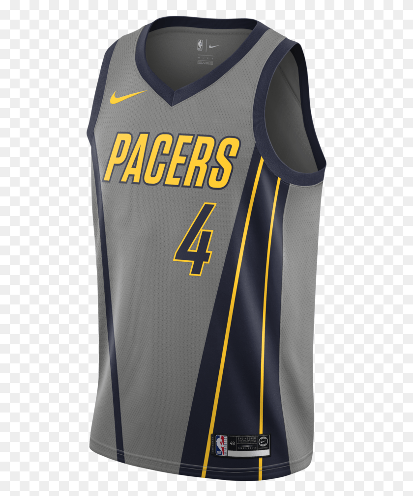 491x950 Nba Jersey 2018 19 Pacers City Edition Jersey, Clothing, Apparel, Shirt HD PNG Download