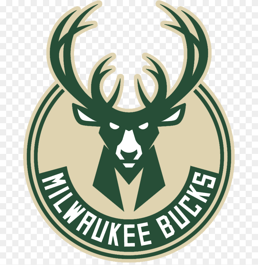 764x861 Nba Map Milwaukee Bucks Logo, Animal, Deer, Mammal, Wildlife Sticker PNG