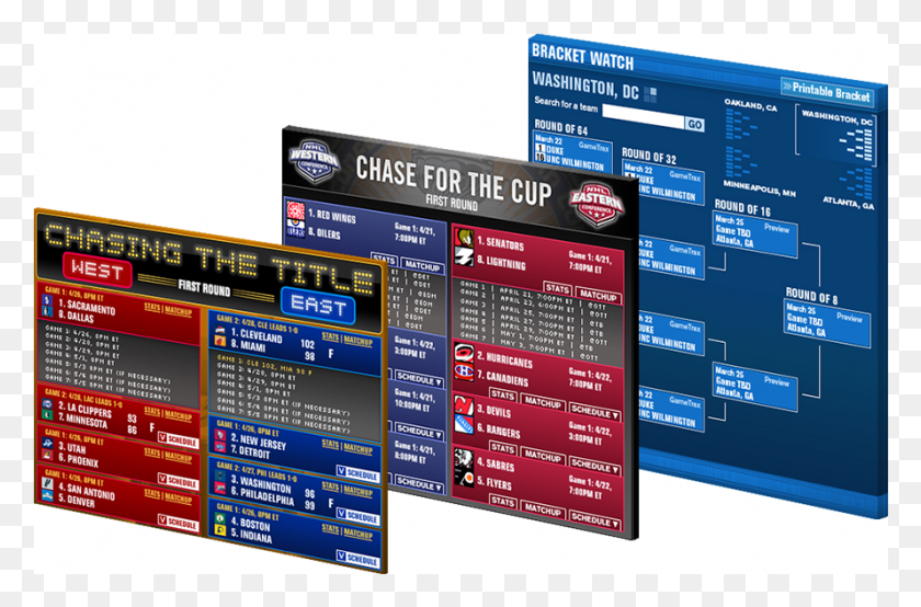 889x564 Nba Playoffs Nhl Playoffs And March Madness Interactive Graphic Design, Text, Scoreboard, Number HD PNG Download