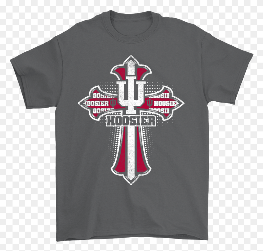 835x795 Ncaa Football Red Crusader Cross Indiana Hoosiers Camisetas Star Wars Star Trek Mash Up Poster, Ropa, Vestimenta, Camiseta Hd Png Descargar