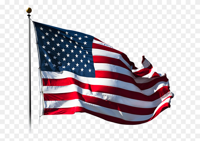 624x531 Nd Flag Pole Guy Non Copyrighted American Flag, Symbol HD PNG Download