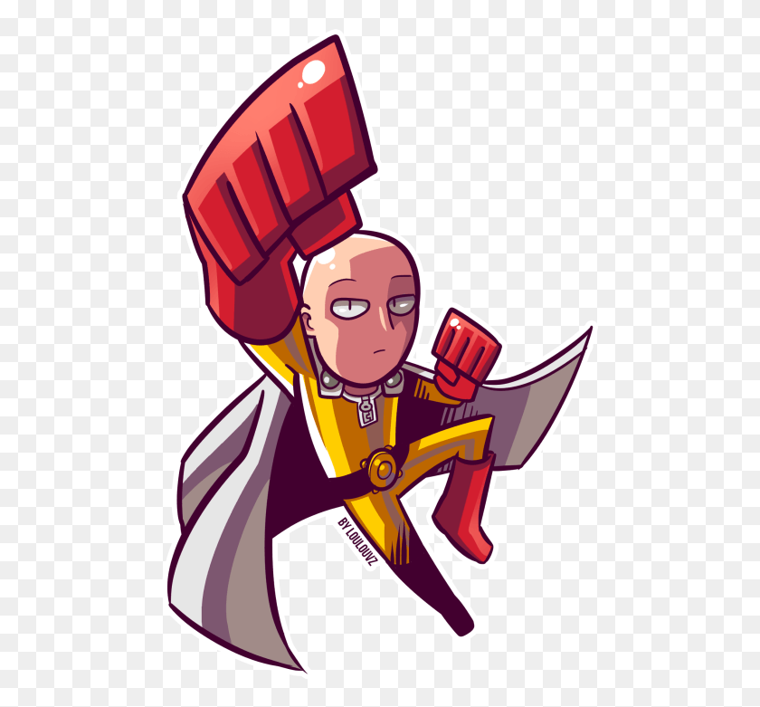 484x721 Neat Opm Fanart One Punch Man Stickers Whatsapp, Bomb, Weapon, Weaponry HD PNG Download