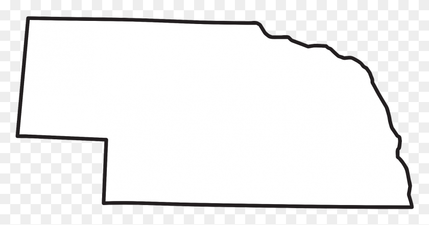 1281x627 Nebraska State Outline, Screen, Electronics, Projection Screen HD PNG Download