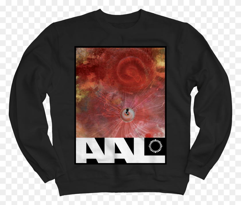2448x2055 Nebula Black Crewneck Sweatshirt 45 Sweatshirt, Clothing, Apparel, Sleeve HD PNG Download