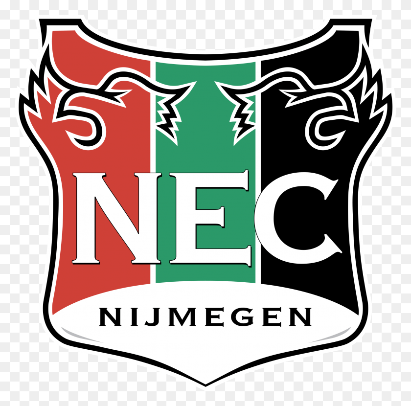 2191x2165 Nec Nijmegen Logo Transparent Nec Nijmegen Logo, First Aid, Beverage, Drink HD PNG Download