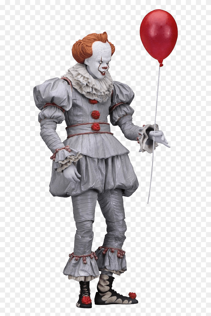 579x1193 Neca 2017 It Pennywise Figure Toyslife Pennywise Toys, Person, Human, Astronaut HD PNG Download