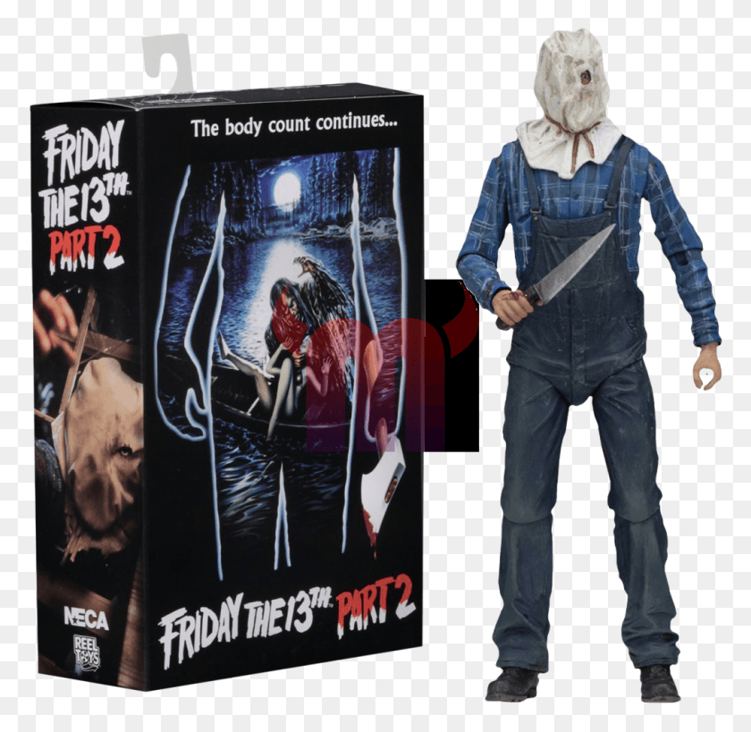1010x983 Descargar Png Neca Friday The 13Th Part 2 Ii Jason Voorhees Ultimate Friday The 13Th Parte 2 Neca, Persona, Humano, Cartel Hd Png