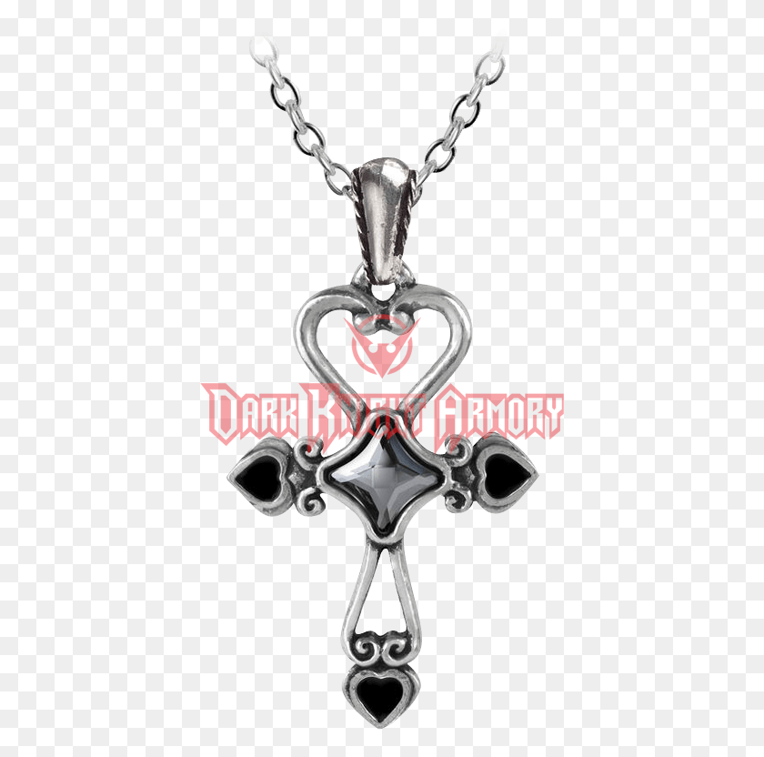 401x772 Necklace, Pendant, Cross, Symbol HD PNG Download