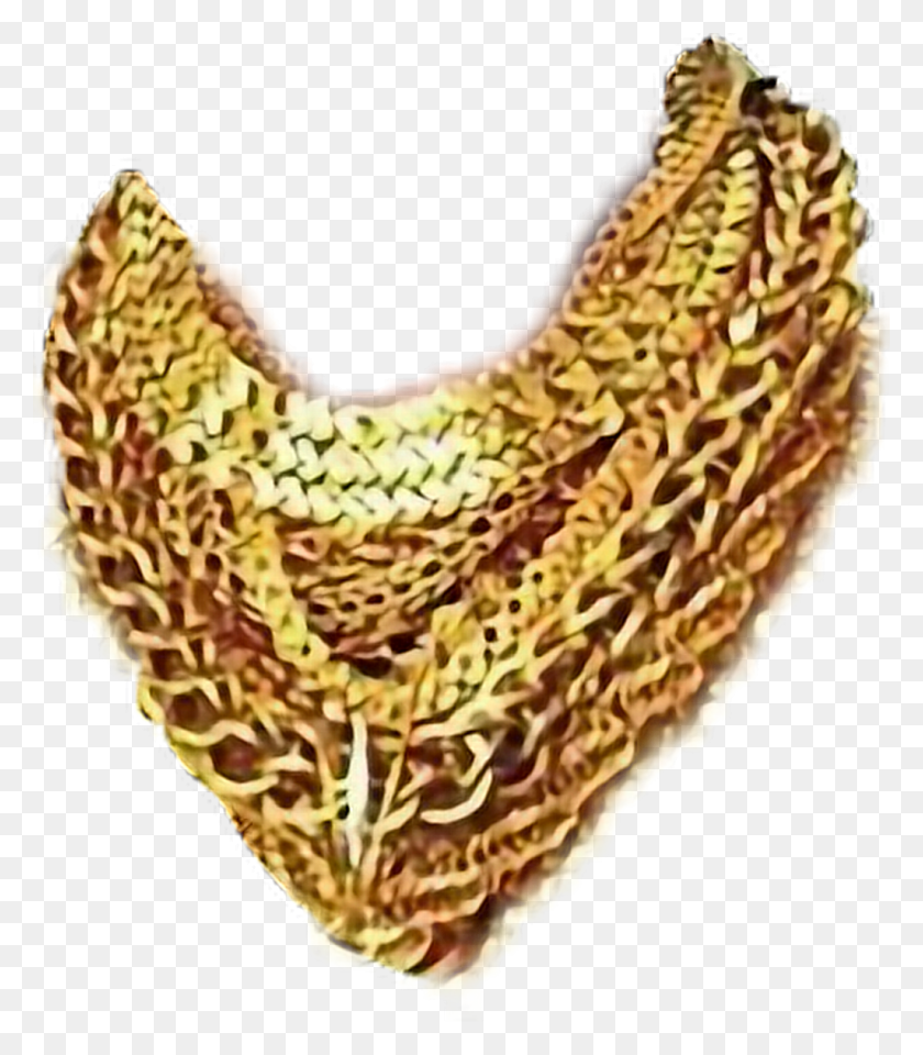 1024x1182 Necklace Gold Chain Chains Necklaces Jewellery Thuglife Picsart Gold Chain, Pineapple, Fruit, Plant HD PNG Download
