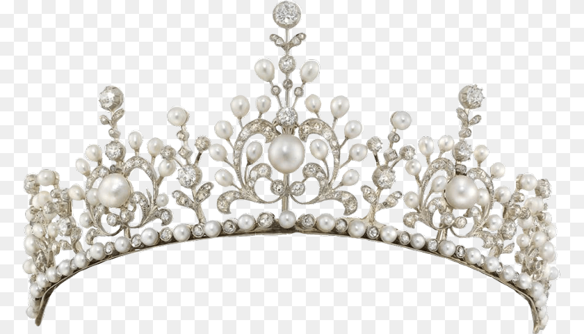 777x480 Necklace Pearl Crown Diamond Tiara Photo Background Tiara, Accessories, Jewelry, Chandelier, Lamp Clipart PNG