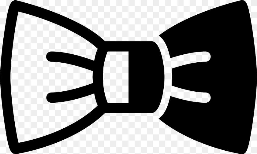 Necktie Filled Icon Bowtie Icon, Gray Transparent PNG