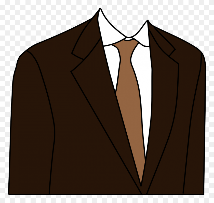 800x759 Necktie Free Brown Suit Brown Suit Clipart, Tie, Accessories, Accessory HD PNG Download