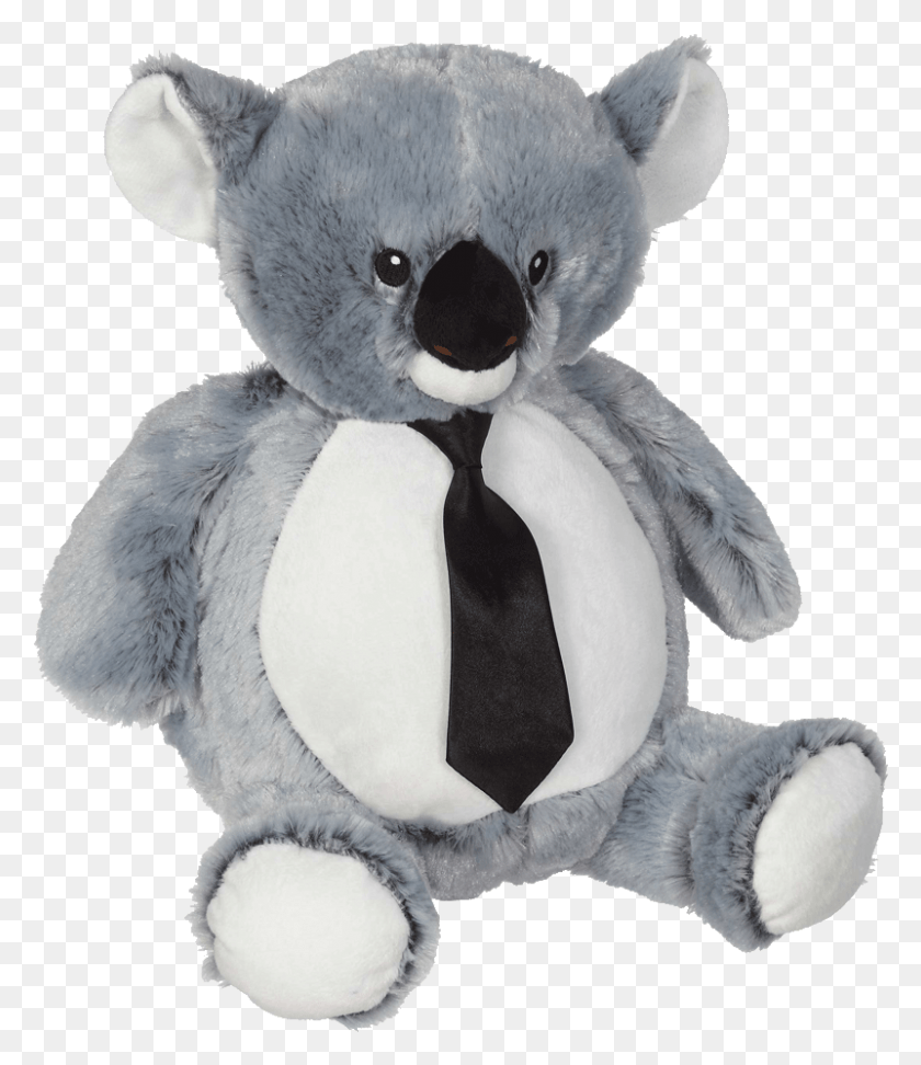 801x937 Necktie Koala Teddy Bear, Plush, Toy, Animal HD PNG Download