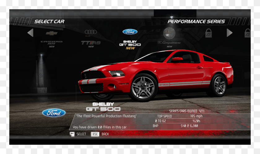1920x1080 Need For Speed ​​Hot Pursuit 2010 Free Full Nfs Hot Pursuit Mustang, Coche, Vehículo, Transporte Hd Png