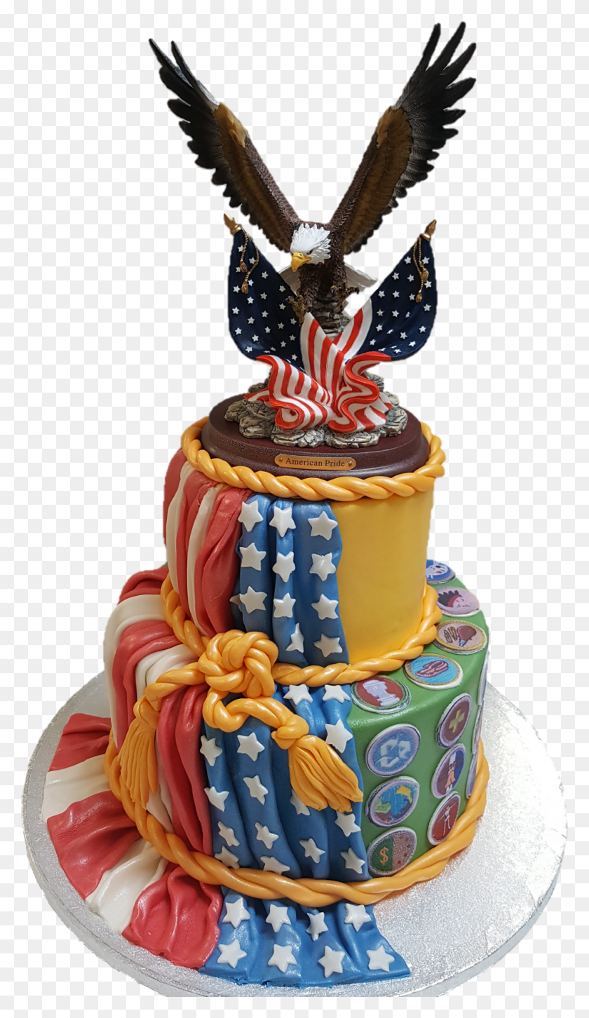 1000x1785 Need Something With A Little More Presence Than A Standard Custom Eagle Scout Cake, Dessert, Food, Birthday Cake HD PNG Download