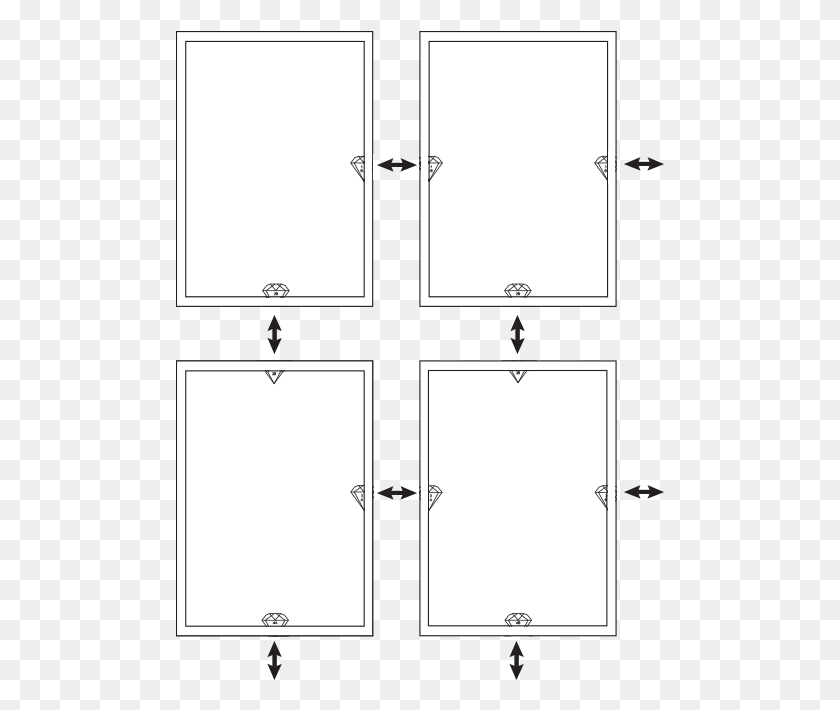 489x650 Need To Line These Up When Putting Your Pattern Monochrome, Door, Ornament, Stencil HD PNG Download