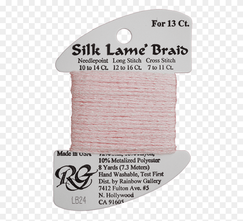 491x705 Needlepoint Silk Lame Braid Thread Lb 24 Label, Текст, Домашний Декор, Первая Помощь Png Скачать