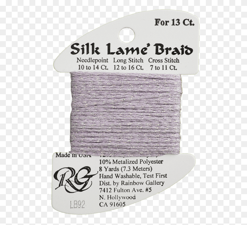 516x705 Needlepoint Silk Lame Braid Thread Lb 92 Thread, Home Decor, Linen, Text Descargar Hd Png