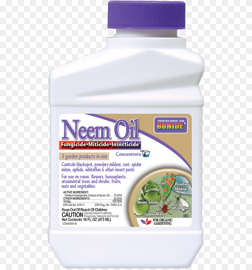 524x900 Neem Oil Conc Neem Oil Bonide Label, Herbal, Herbs, Plant, Food Transparent PNG