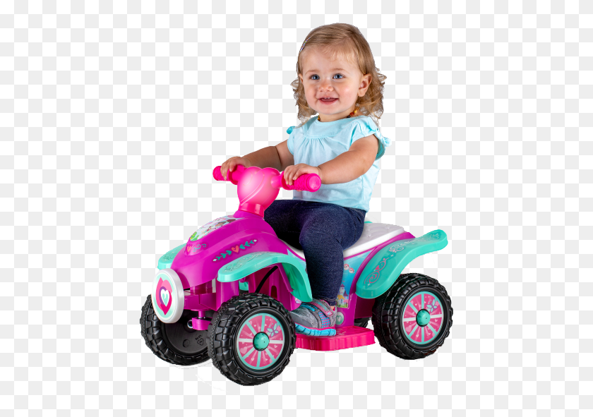 447x531 Nella The Princess Knight Toddler Ride On Quad Riding Toy, Person, Human, Vehicle HD PNG Download