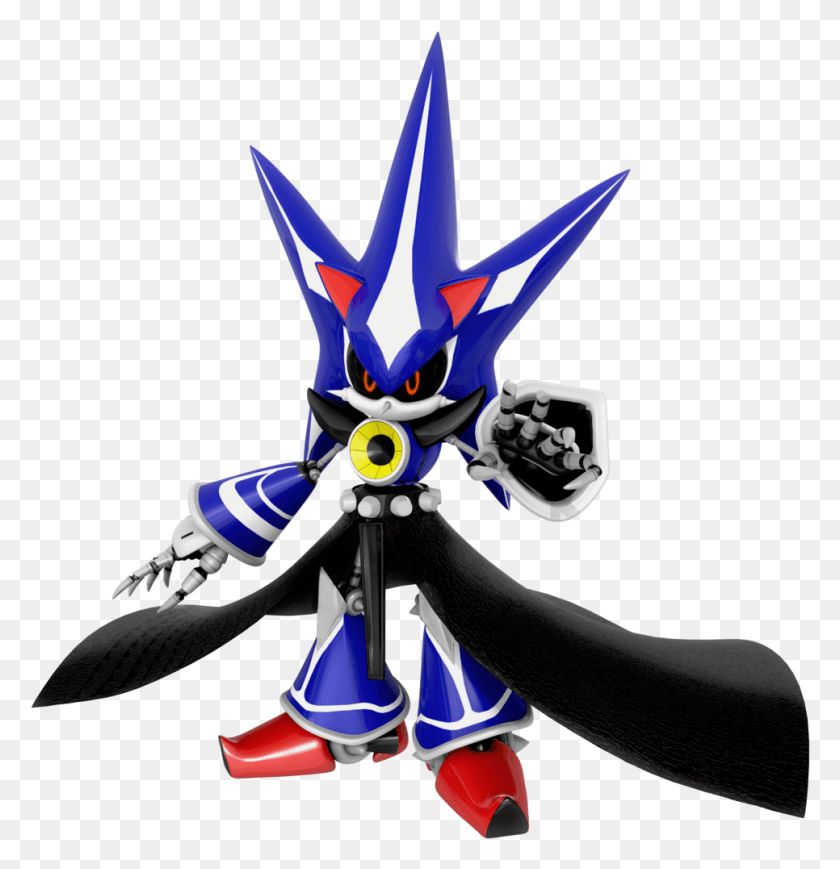 966x1003 Neo Metal Sonic Render By Nibroc Rock D9t21s8 Sonic Heroes Metal Sonic, Toy, Emblem, Symbol HD PNG Download
