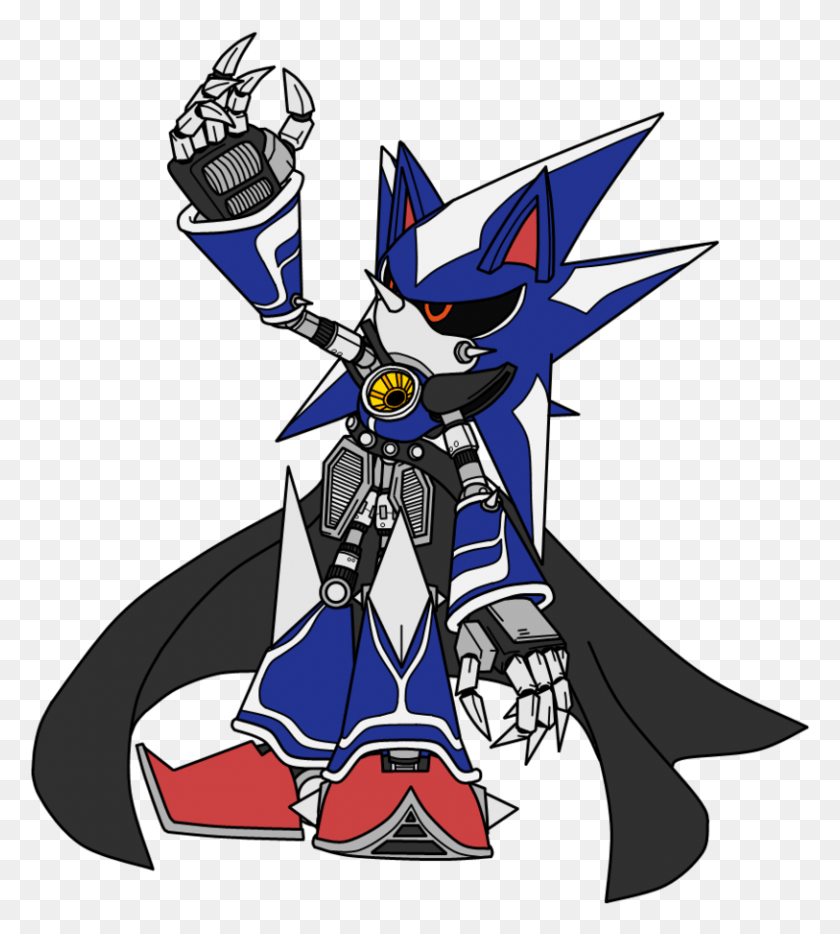 813x911 Neo The Hedgehog Images Neo Metal Sonic Wallpaper Neo Metal Sonic, Knight, Performer, Clothing Hd Png Download