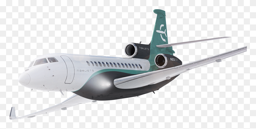 1585x737 Neojets Falcon 8x Business Jet, Airplane, Aircraft, Vehicle HD PNG Download