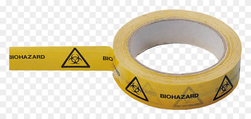 910x396 Neolab Biohazard Adhesive Tape 25 Mm Wide 66 Mroll Packing Materials, Label, Text, Strap HD PNG Download