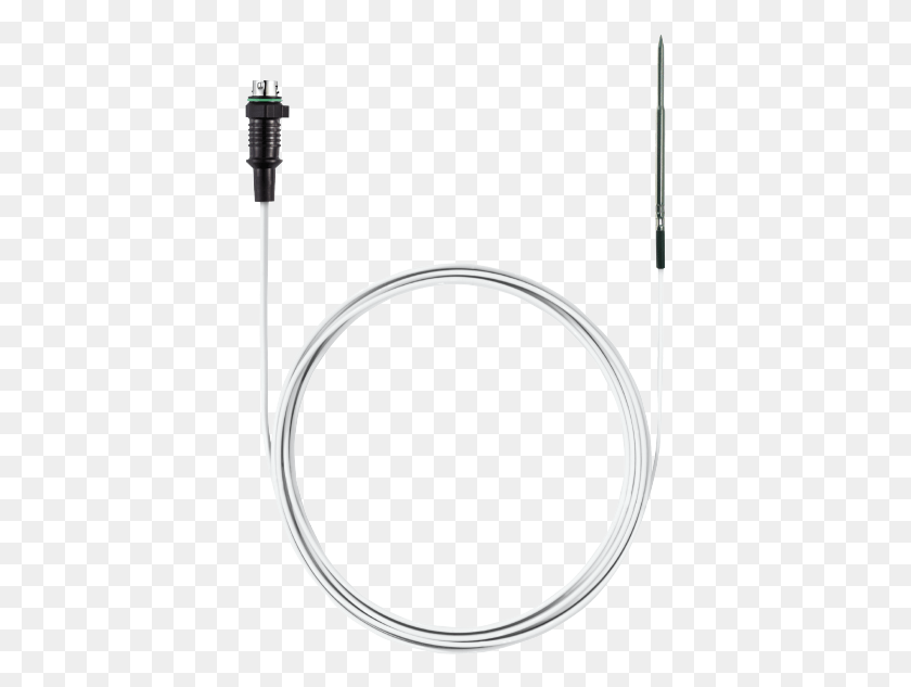 389x573 Neolab Plug In Probe Ntc With Circle, Cable, Microphone, Electrical Device HD PNG Download