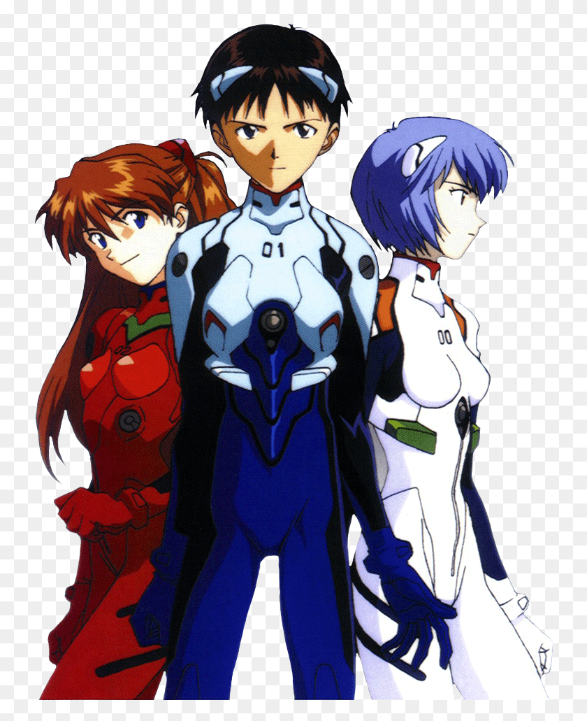 744x971 Neon Genesis Evangelion Evangelion Shinji Rei Asuka, Manga, Comics, Book HD PNG Download