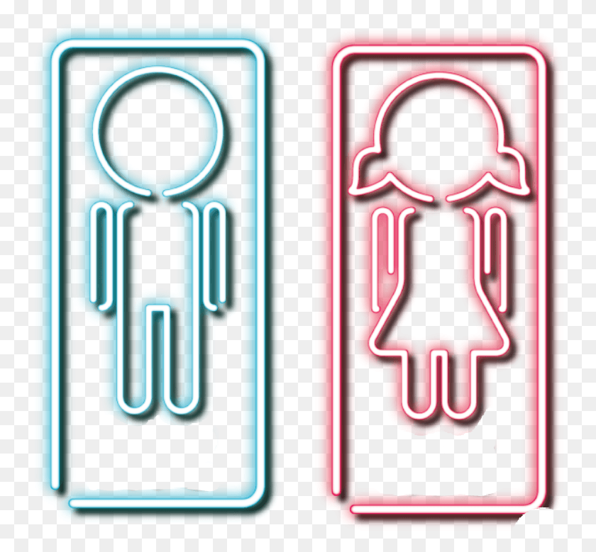 748x719 Neon Girl Boy Couple Frame Frames Picsart Portable Network Graphics, Light, Text, Mobile Phone HD PNG Download