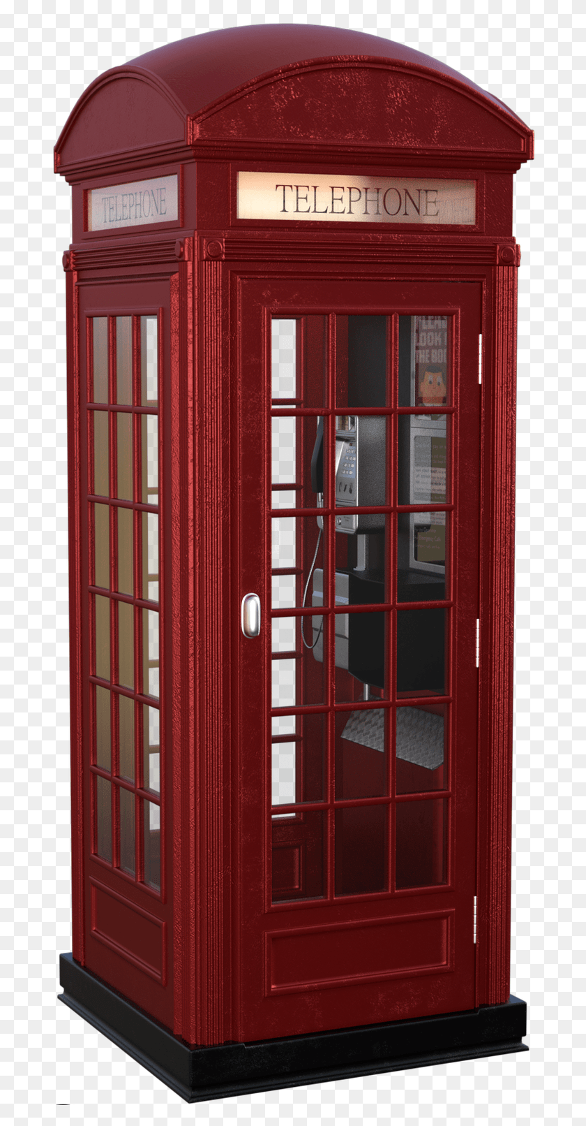 698x1552 Neon Phone Box Telephone Booth, Door, Phone Booth HD PNG Download