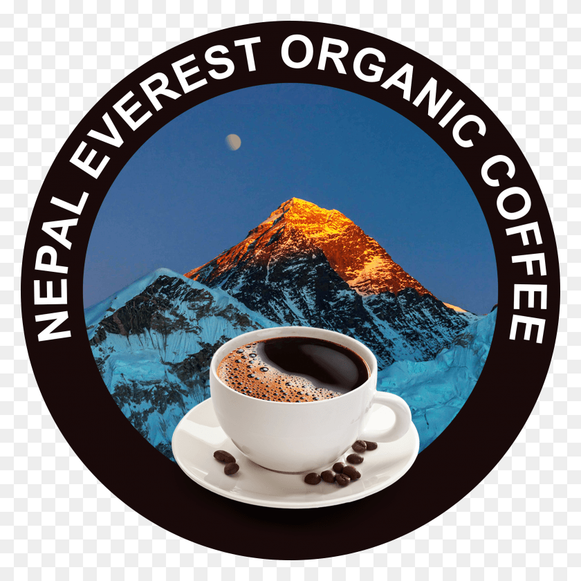 2344x2344 Nepal Everest Organic Coffee 101st Airborne Division Veteran, Coffee Cup, Cup, Saucer HD PNG Download