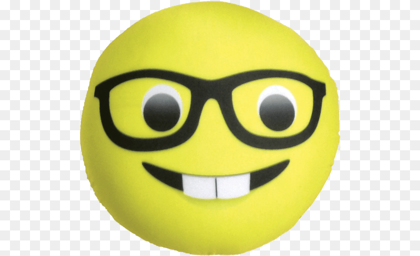 524x511 Nerd Emoji Transparent Clipart Smiley, Ball, Sport, Tennis, Tennis Ball PNG