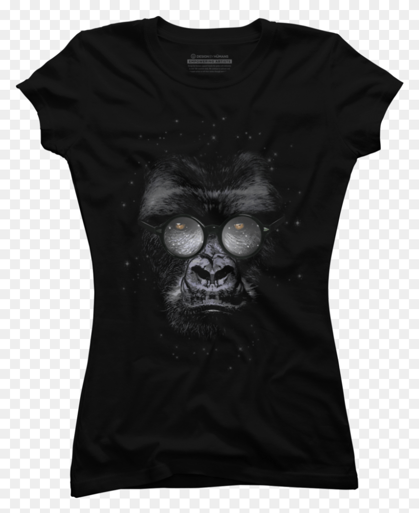 798x992 Nerd Gorillaz, Camiseta De Mujer Png